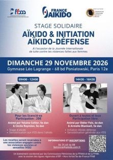 STAGE SOLIDAIRE A PARIS LE 29 NOVEMBRE 2026